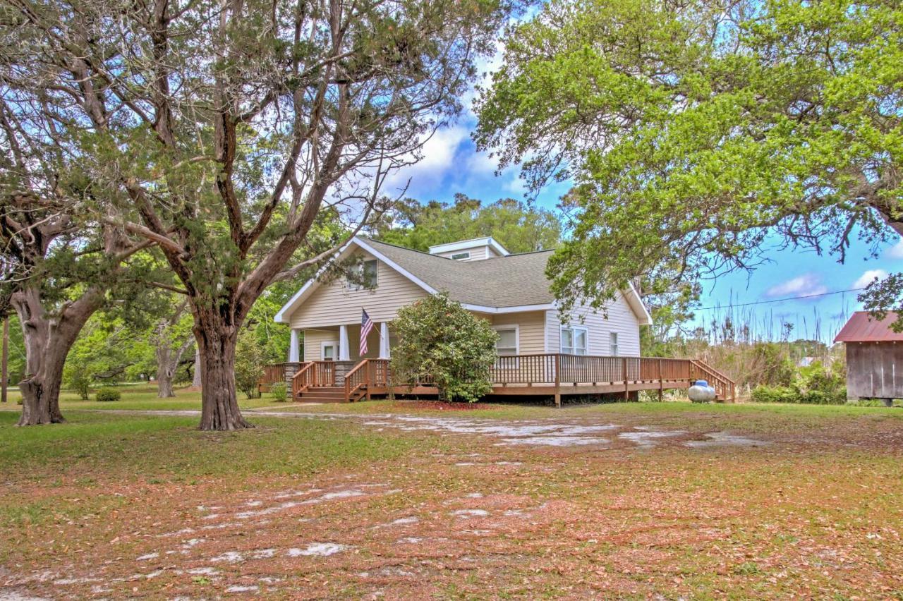 Secluded And Quiet Coastal Home 1 Mile To Boat Ramp Sealevel Eksteriør billede